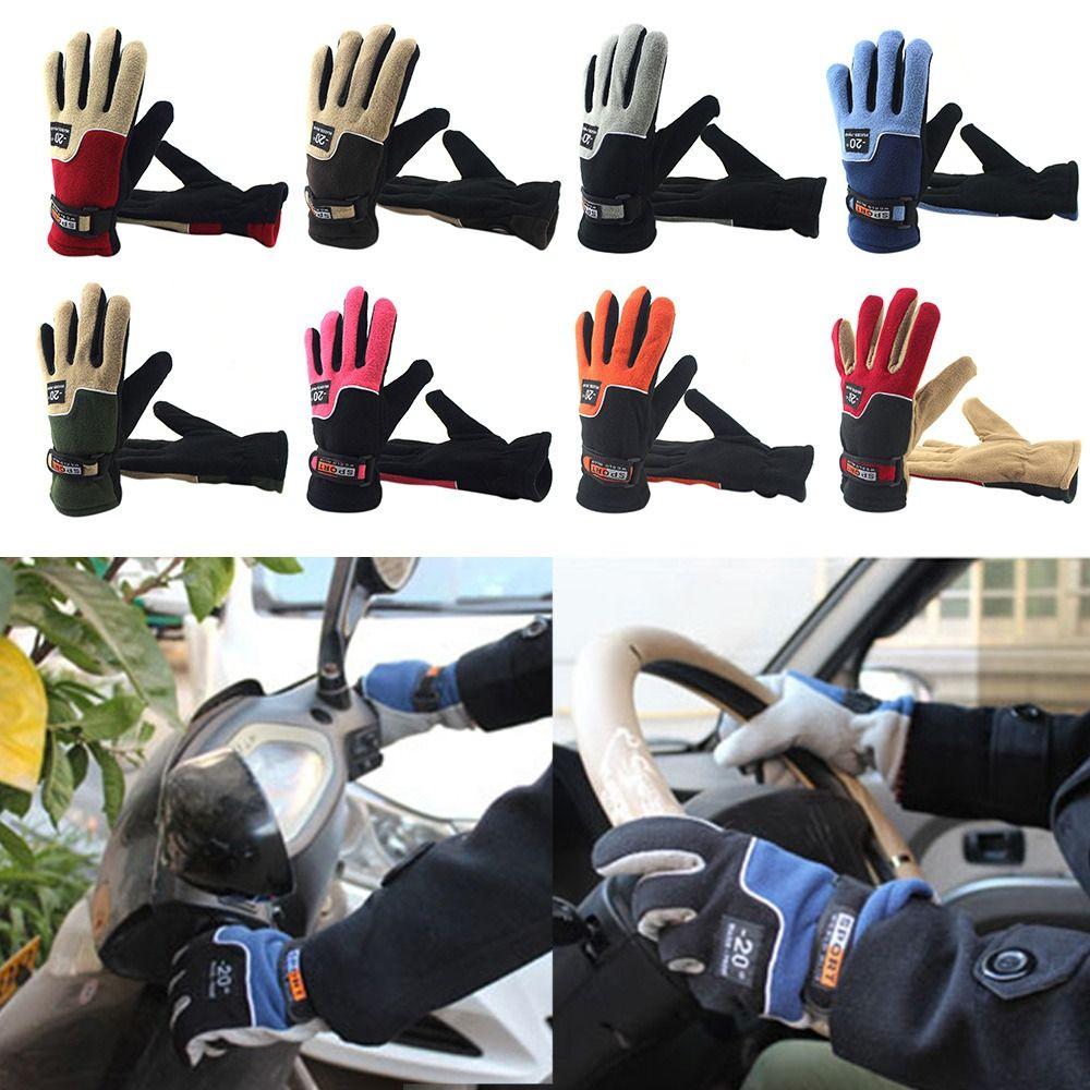 Cold Proof Autumn Winter Gloves Windproof Warm Mitten New Women Men Gloves  Outdoor