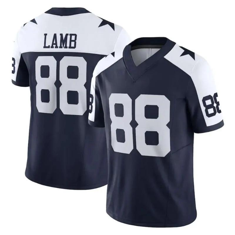 Men s Latest Popular Personality Football Jersey Printed Pattern Dallas Cowboys Men s Short Sleeved Football Jersey Clothing XS