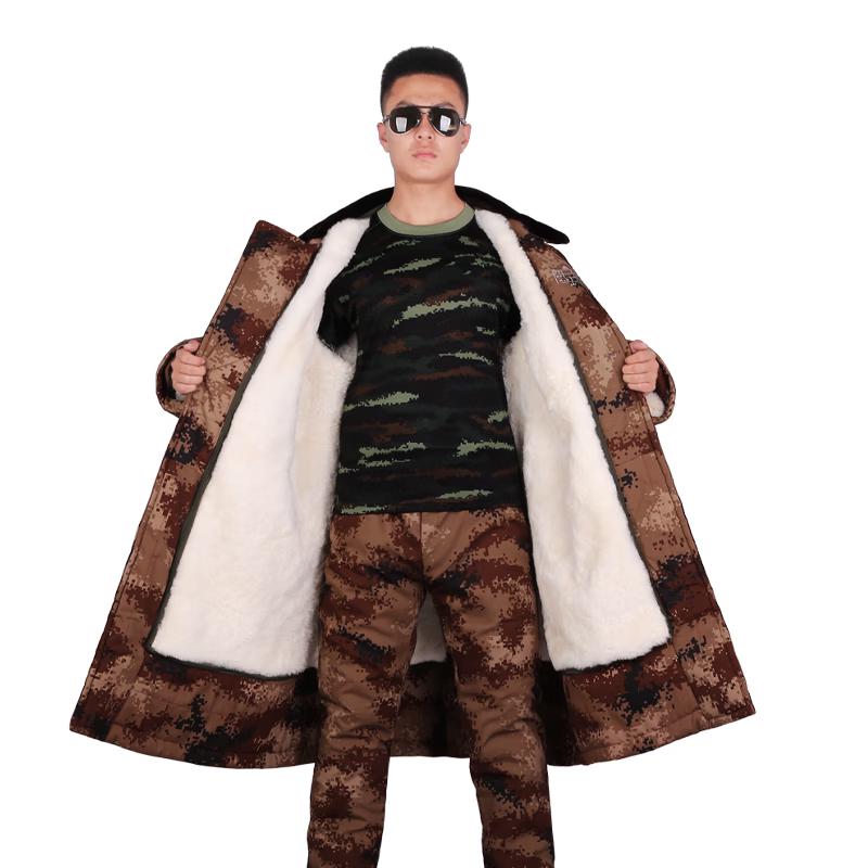 Zushuo Winter Camouflage Military Parka & Wool Coat