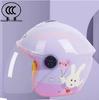 Dinosaur Cartoon Children's Electric Car Helmet - Four Seasons Safety, Thickened for Girls and Boys