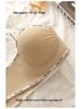 High-Quality Seamless Push-Up Half-Cup Bra for Small Chest - Sexy, Wire-Free, Fashionable Design