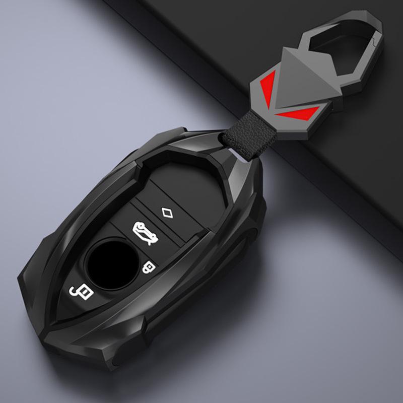 Pouzdro na klíč BMW i3/i8: Kovový kryt a přezka pro dálkové ovládání