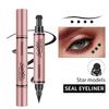 3.5g Double-ended Eyeliner Non-irritating Stars Triangles Hearts Shape Natural Cosmetics Accessory Lightweight Face Stamp Eyeliner Pencil for Female