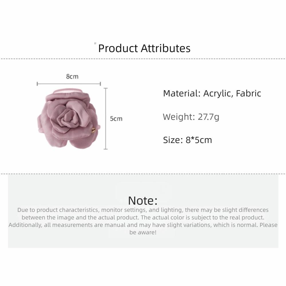 Bohemian Artificial Flower Clips Back of the Head Hair Clip  Headdress Styling Tool