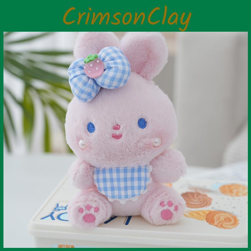 Dog Rabbit Plush Stuffed Toy Animal Doll Key Chain Backpack Gifts Decoration