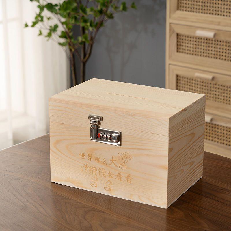 Retro Abschließbare Spardose mit Zahlenschloss - Kreatives Geschenk für Kinder