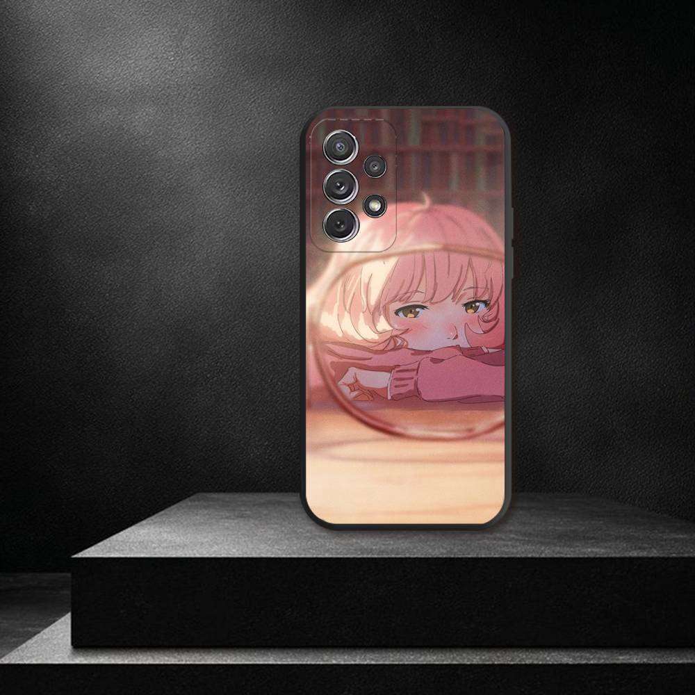 Anime K-Kuriyama Mirai Phone Case For Samsung S 25,24,23,22,30,21,10,9,Ultra,Plus,Lite,FE,4,5G Black Soft Case