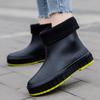 Lightweight Women's Japanese Style Waterproof Ankle Rain Boots - Non-Slip Rubber Galoshes