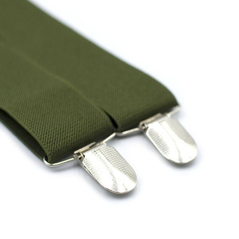 Bretelles réglables de 3,5 cm avec clips antidérapants Design rétro en Y Élastique extensible Pour hommes et femmes