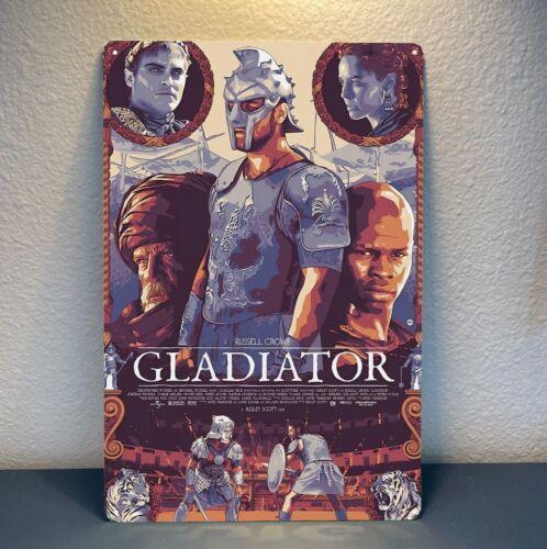 Gladiator Russell Crowe Movie Metal Poster Tin Sign SizexcmAluminum