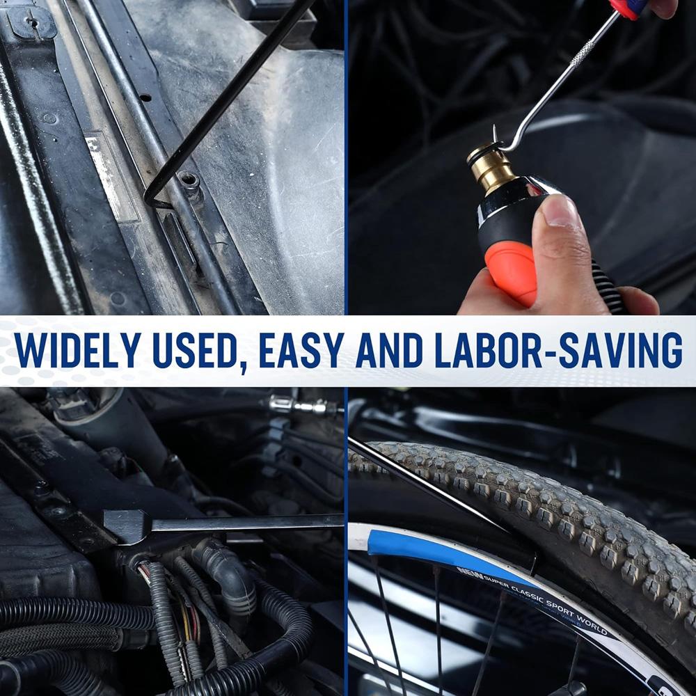 10/4Pcs Precision Pick and Hook Set, Car Auto Oil Seal/O-Ring Seal Gasket Pick Mini Precision Hooks Professional Puller Remover