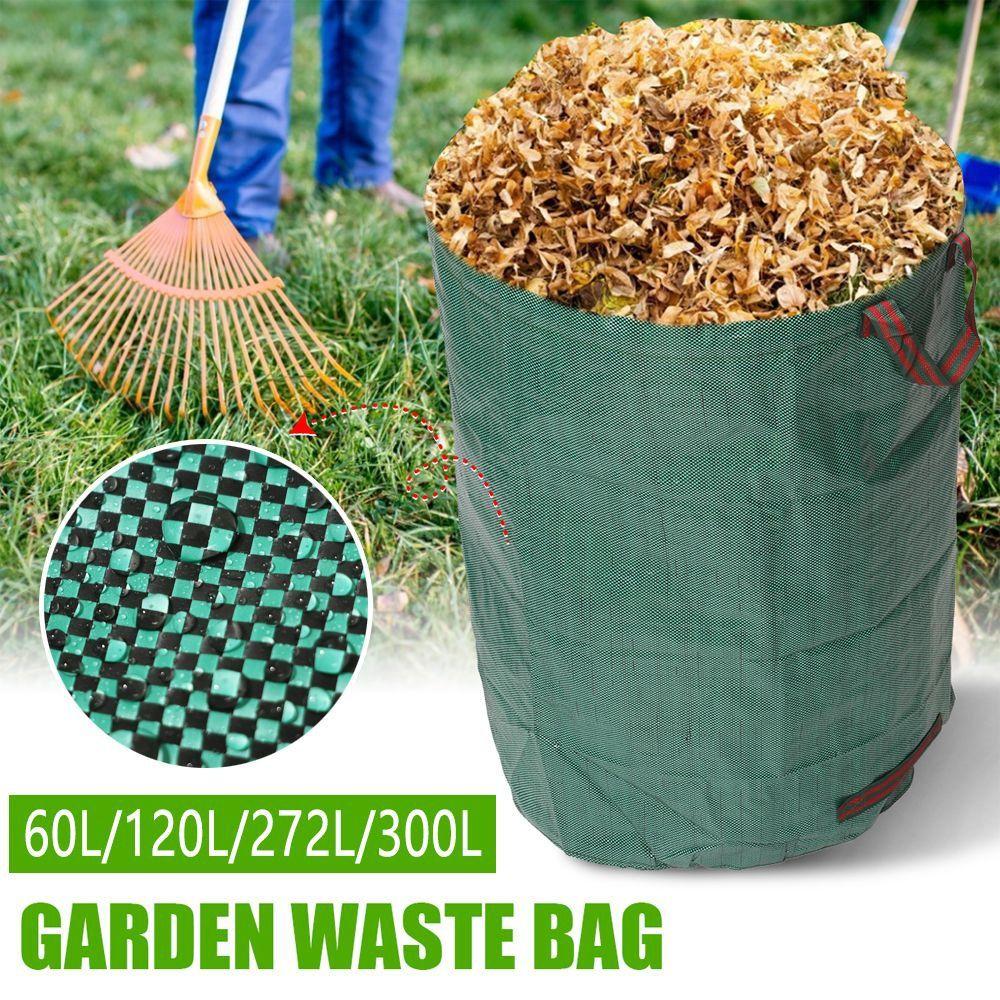 1Pcs Large Capacity Leaf Sack Reusable Storage Collection Container Durable Garden Waste Bag