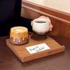 Xícara de Chá Raku Japonês Vintage Cerâmica Grossa Artesanal Xícara Kung Fu Esmalte de Forno Design Único para Uso Doméstico