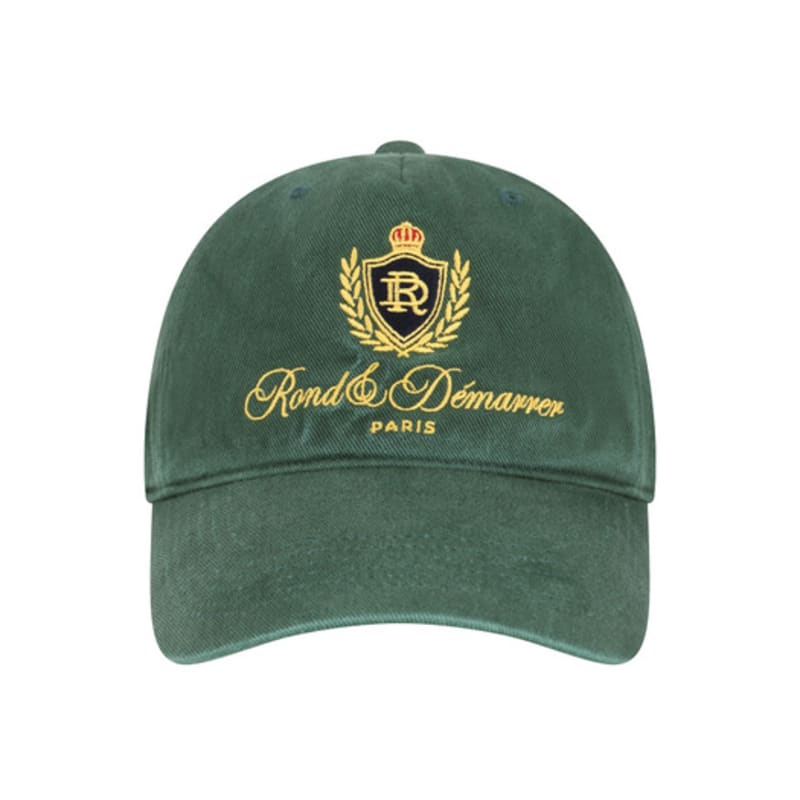 

ROND&DEMARRER [Unisex] Classic Embroidered Ball Cap (Deep Green) Free