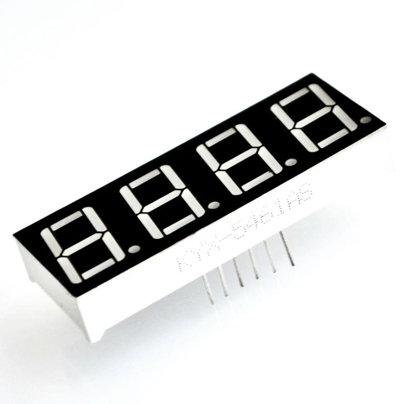 0,56 Zoll 7-Segment 1-Bit 2-Bit 3-Bit 4-Bit Digitalröhre Rote LED-Ziffernanzeige mit gemeinsamer Kathode