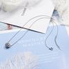 925 Sterling Silver Charms Wedding Lucky Beads Pendant Necklace Bling Zircon Necklace for Christmas Gifts S-N358