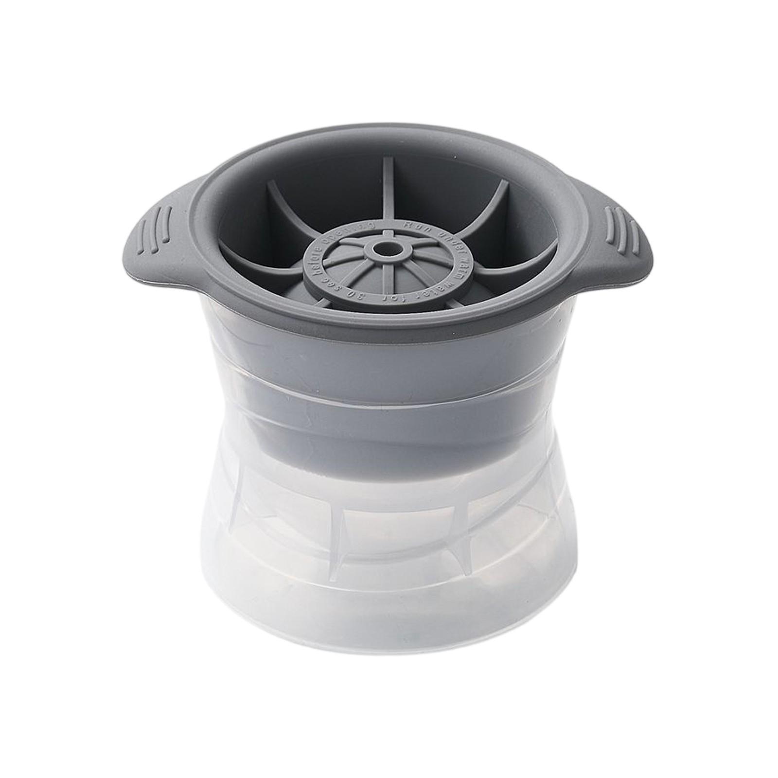 

Бытовой холодильник Форма для льда Круглая Форма для ледяных шариков для виски Большая Силиконовая Легкая выемка One Size