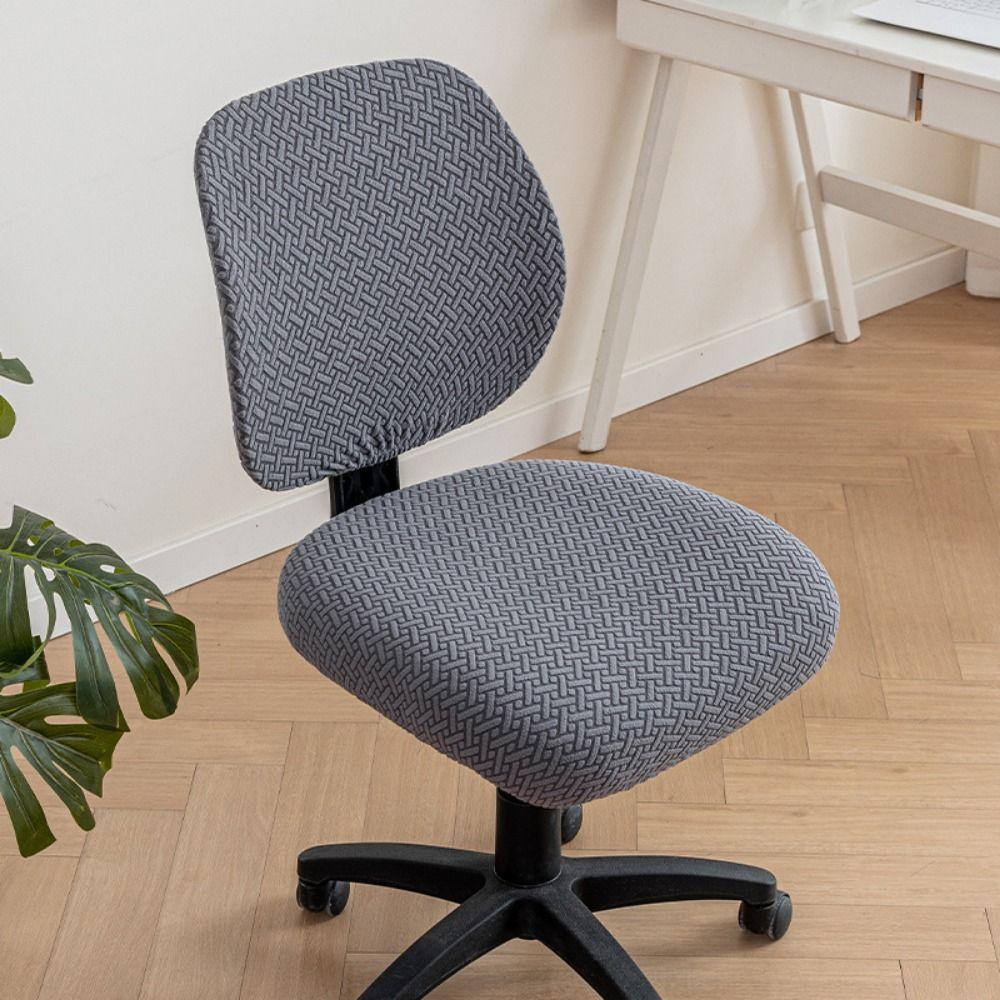 Stretchable Chair Seat Slipcovers Breathable Seat Protectors Office Chair Cover  Office Chair