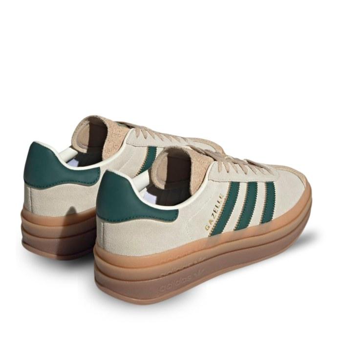 adidas Originals Gazelle Bold W 25.0cm Cream White/College Green/Magic Beige