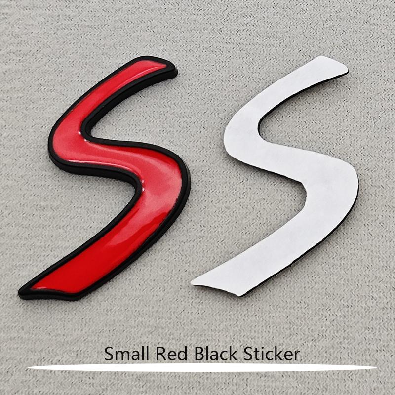 

3D Металлический Логотип Эмблема Наклейка на Автомобиль Значок на Решетку Радиатора Для Mini Cooper S R50 R53 R56 R57 R58 R60 F56 JCW Clubman Аксессуары 40mm Red Black