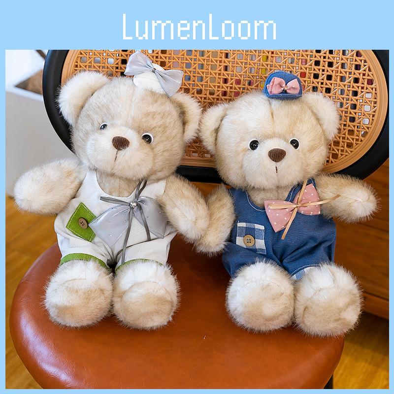 Bear Teddy With Clothes Plush Toy Cartoon Stuffed Doll Decoration Gift Kids