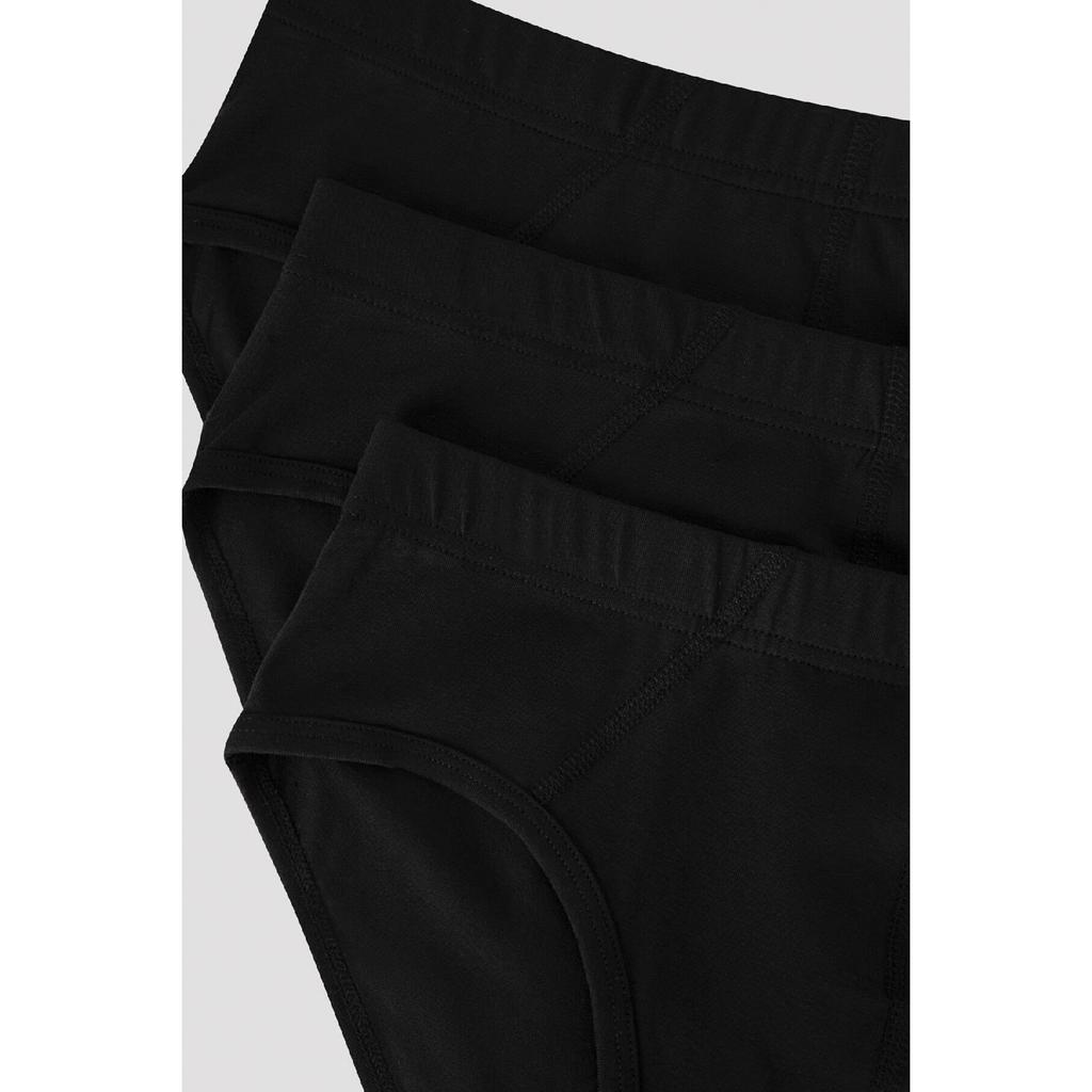 Basic Tape Negru 3 Buc Slip Chiloți