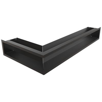 Lüftungsblende LUFT Ecke rechts 40x80x12 schwarz