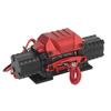 RC Car Winch Professional Aluminium Alloy High Simulation RC Car Dual Motor Winch for RC Cars Black