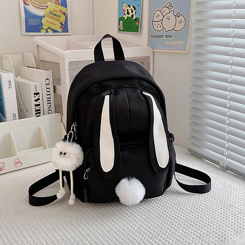 School Bag High Value Japanese Girl Ins Travel Shopping Mini Backpack Milk Huhu Children Spring Outing Research Small Backpack