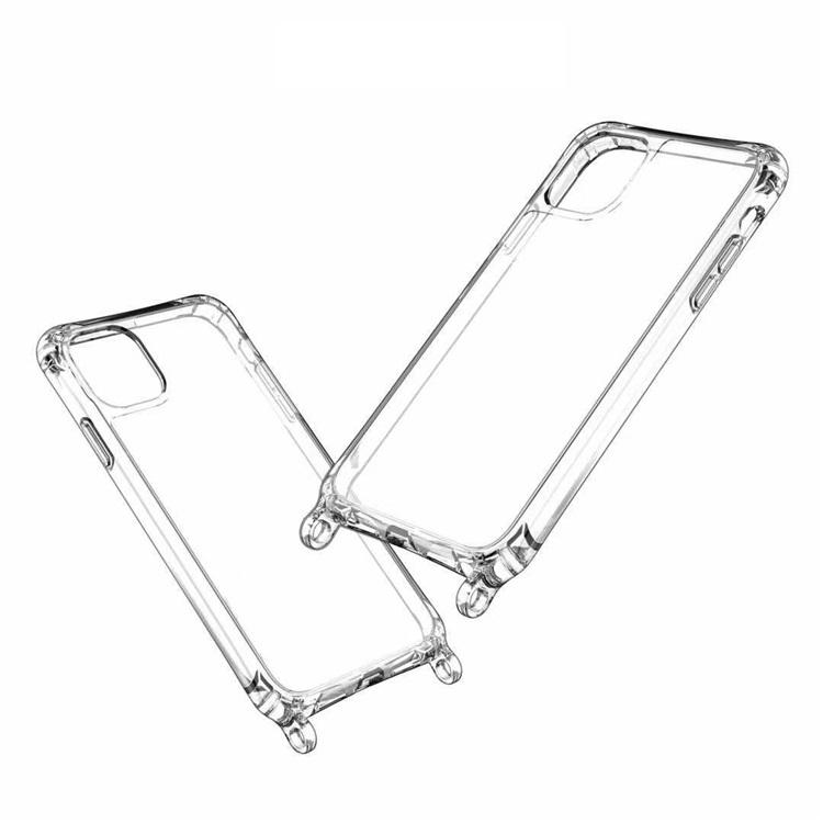 

Crossbody Lanyard Clear Magnetic Case For iPhone 15 Pro 16 14 13 12 Pro Max For Magsafe Shockproof Acrylic Hard PC Back Cover For iPhone 14 Pro&case прозорий