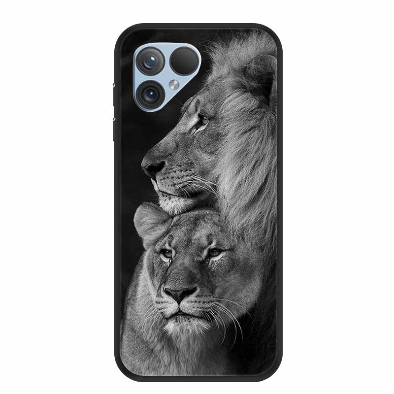 Für Fairphone 5 Hülle 6,46" TPU Tiere Weiches Silikon Stoßfänger Rückseite Handyhüllen für Fairphone5 5G Wolf Cool Schutz Fundas