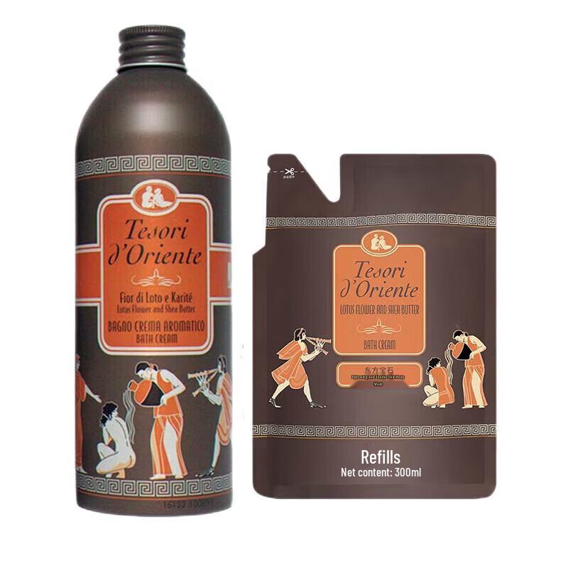 Tesori d Oriente Water Lotus Shower Gel & Refill Set