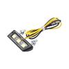Motorcycle Modification Accessories License Plate Lights 12V License Plate Decorative Tail Lights, License Plate Lighting Small Lights Warning Lights