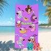 Customizable personalized beach towels Courage the Cowardly Dog themed designs.Suitable for the beach, yoga, sports;ideal as beach accessories