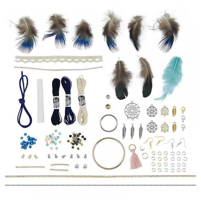 Kit de création de bijoux Attrape-rêves - BUKI FRANCE - 5 bijoux uniques - Dès 8 ans