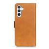 For Samsung Galaxy A57 5G Case Stand Cowhide Texture PU Leather Phone Cover