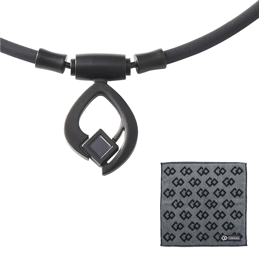 Corantotte Official Limited Towel Set Magnetic Necklace TAO ARC Male Female Shoma Uno Matte Black M (43cm)
