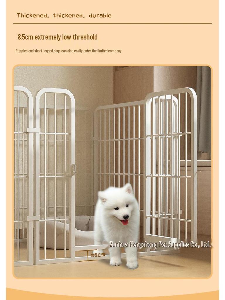 Pet Indoor Dog Fence: Adjustable Barrier & Enclosure for Large, Medium, Small Dogs - Ideal for Potty Training & Dog House Use.