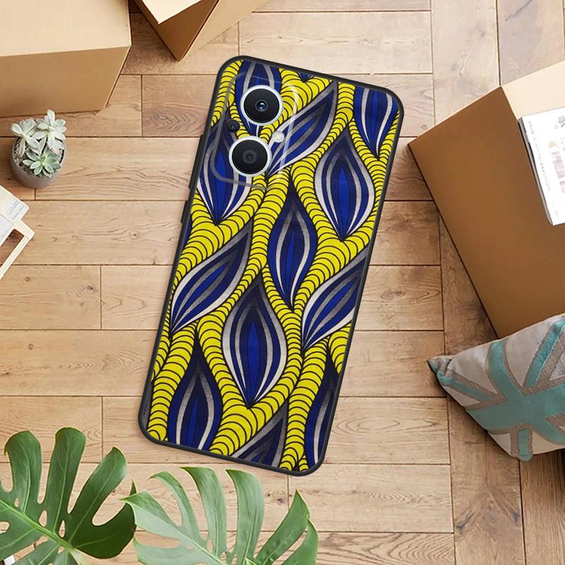 

African Prints Fabric Phone Case For OPPO Reno 14 13 12 11 F 10 Pro 8T 7 8 Lite OPPO Find X8 X6 X5 X9 Pro Cover OPPO Reno14 F