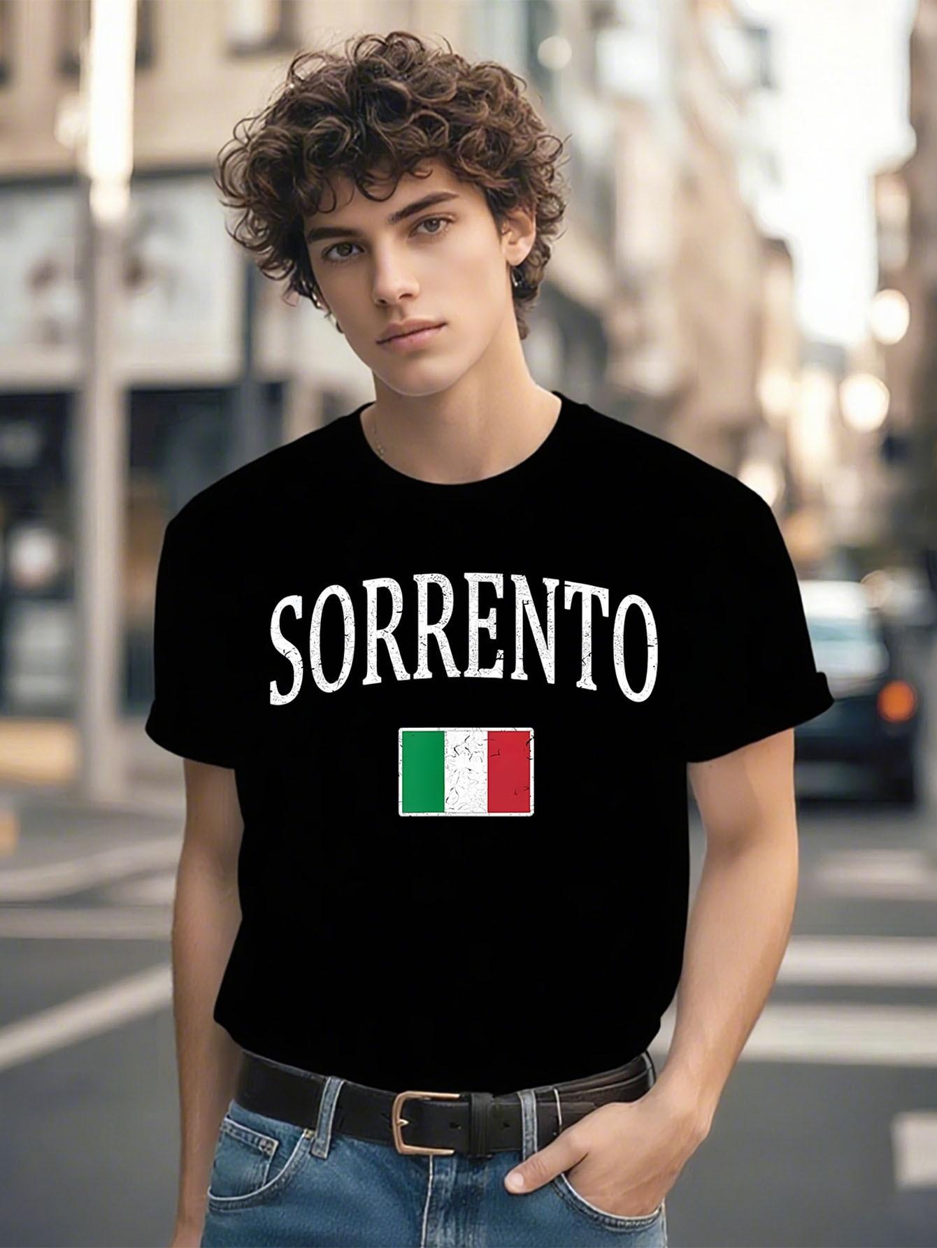 Shiartex Racing Italian Flag Graphic Tshirt Graphic Tshir... L