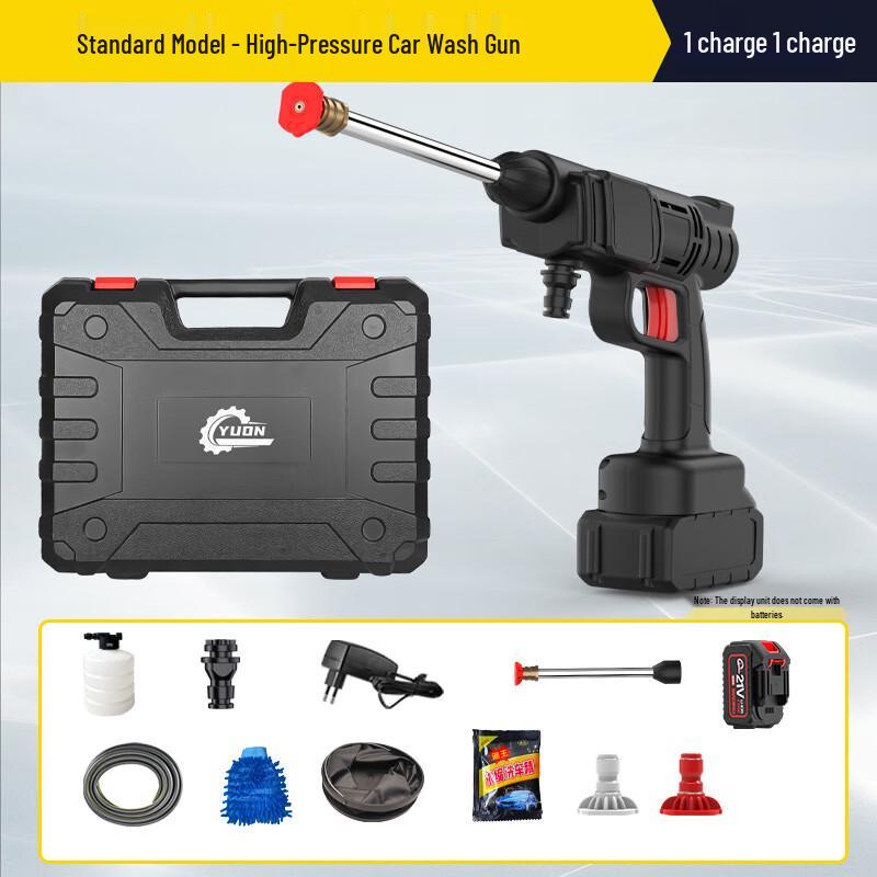 JINJIANGSHI Портативная беспроводная автомойка вилка CN (адаптер в комплекте)