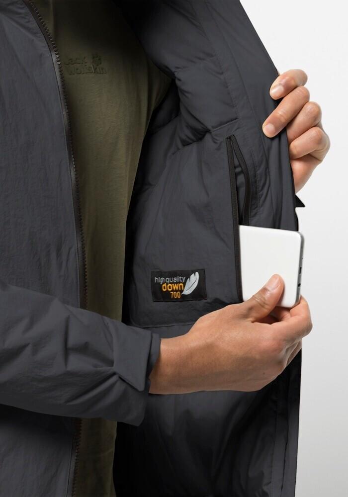 Зимняя куртка Jack Wolfskin Pergamon Herren Parka phantom (1115421) темно-серый