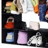 Puppenkleiderschrank Garderobe mit 10 Kleiderbügeln Mädchenkleidung Aufbewahrung Niedliche Accessoires Organizer Puppenhaus Figur Kleider-Ausstellungsbox Mini