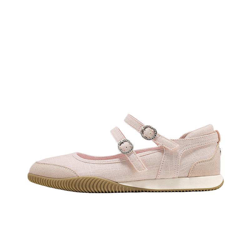 Skechers Bobs Womens Round Toe Buckle Low Top Casual Shoes Women sneakers 114578-LTPK 35