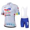 2026 Total Energies Team Cykeltröja Set Andningsbar Mtb Maillot Ciclismo Hombre Utomhussporter Hängselbyxor Sommar Cykelkläder