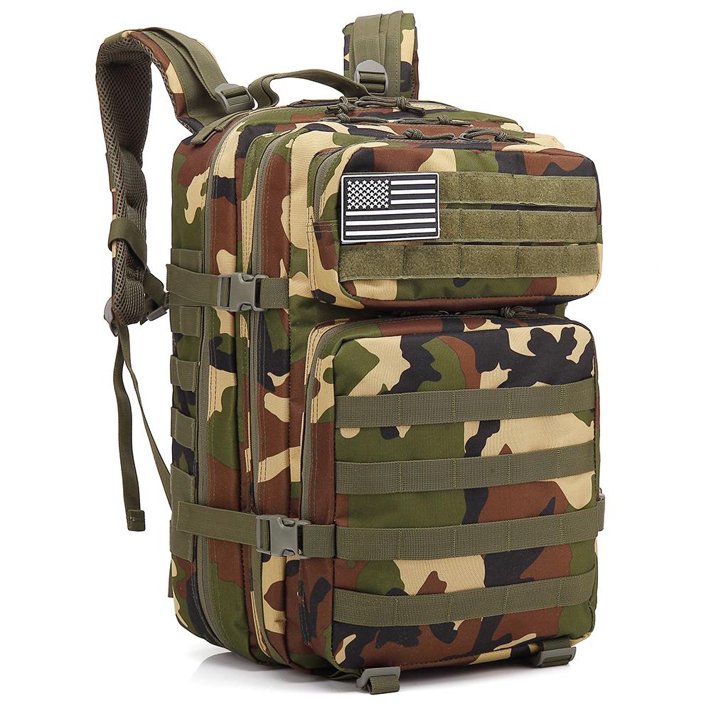 Tactical Backpacks Outdoor 45L Large Capacity Man 3 Days Molle Hking Bags For Outdoor Trekking Camping Backpack