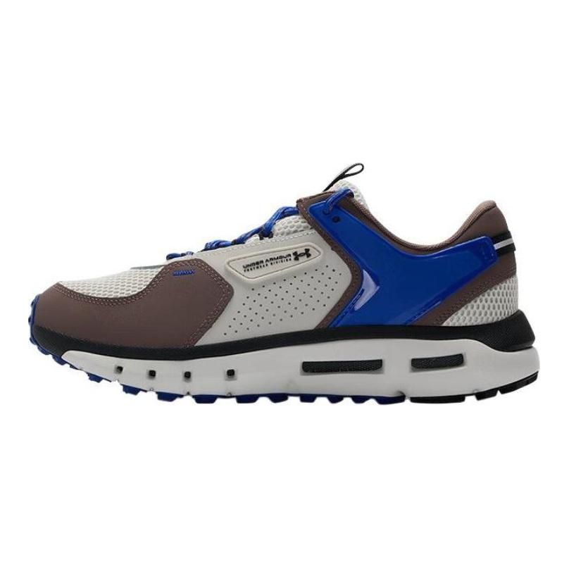 Under Armour Summit Trek Comfortable Versatile Low-Top Casual Shoes Men Sneaker White Brown Blue 3028345-110