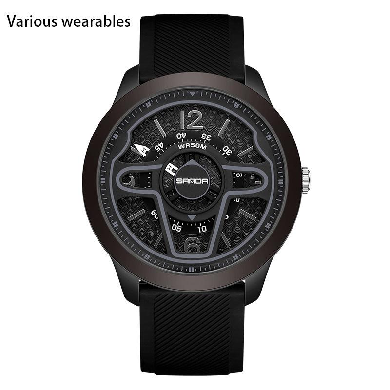 New Electronic Watch Youth Fashion Trend Men's Watch Digital Silicone Cool Watch Waterproof Shockproof Watch