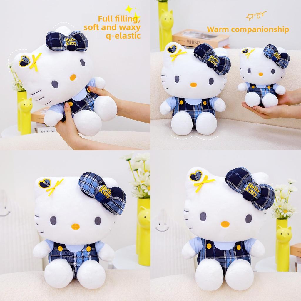 Kt Cat Plush Toy Gift For Kids With Soft Short Plush Filling For Bedtime Comfort