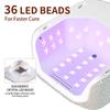 UV LED Nail Lamp UV Light for Gel Nails Professional Diamond Nail Dryer Fast UV Nail Light Curing Lamp for Salon Home